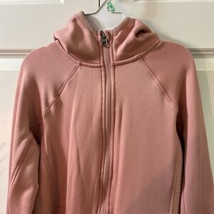 H&M Dusty Pink Zip-Up Hoodie